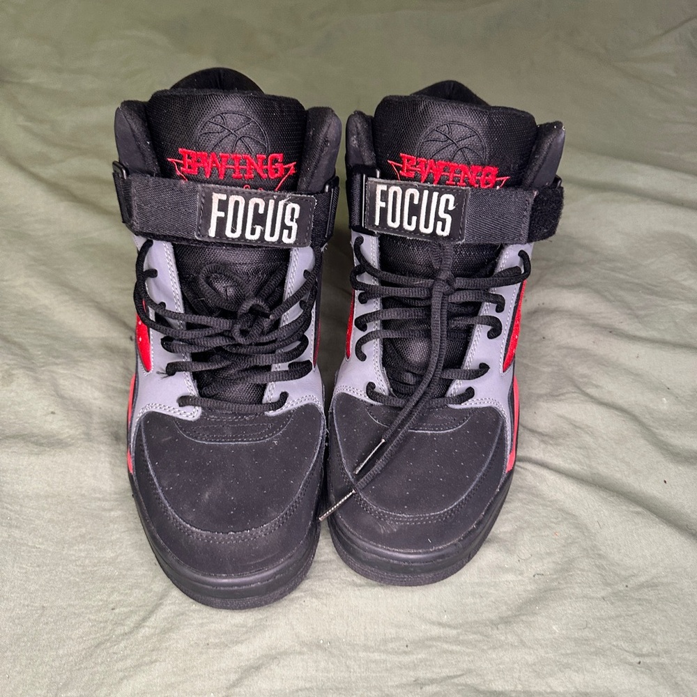 Ewing Athletic- Black and Red OG Focus size 13